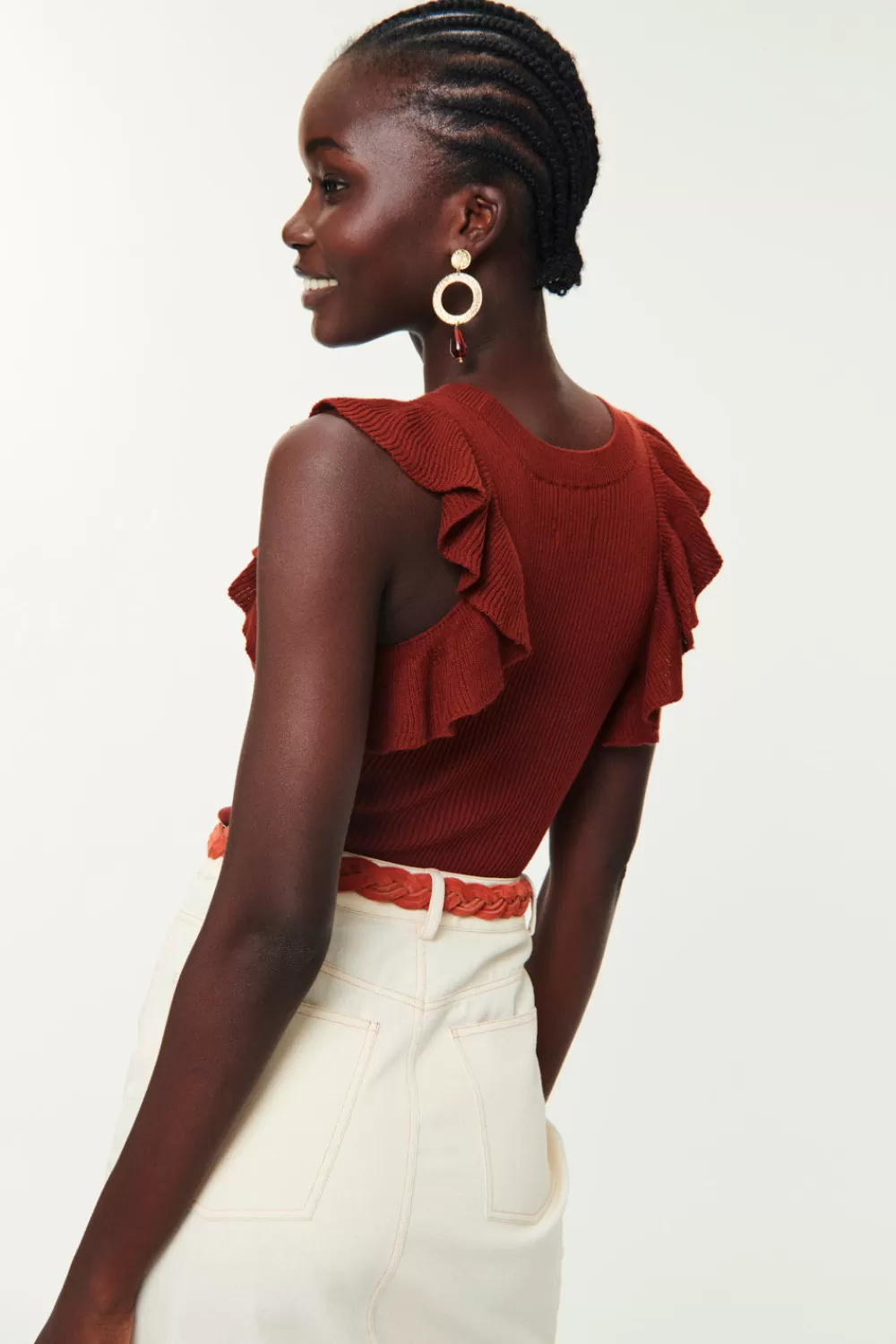Des Petit Hauts Boucles D'Oreilles Panelle | Bijoux Feeka X Dph
