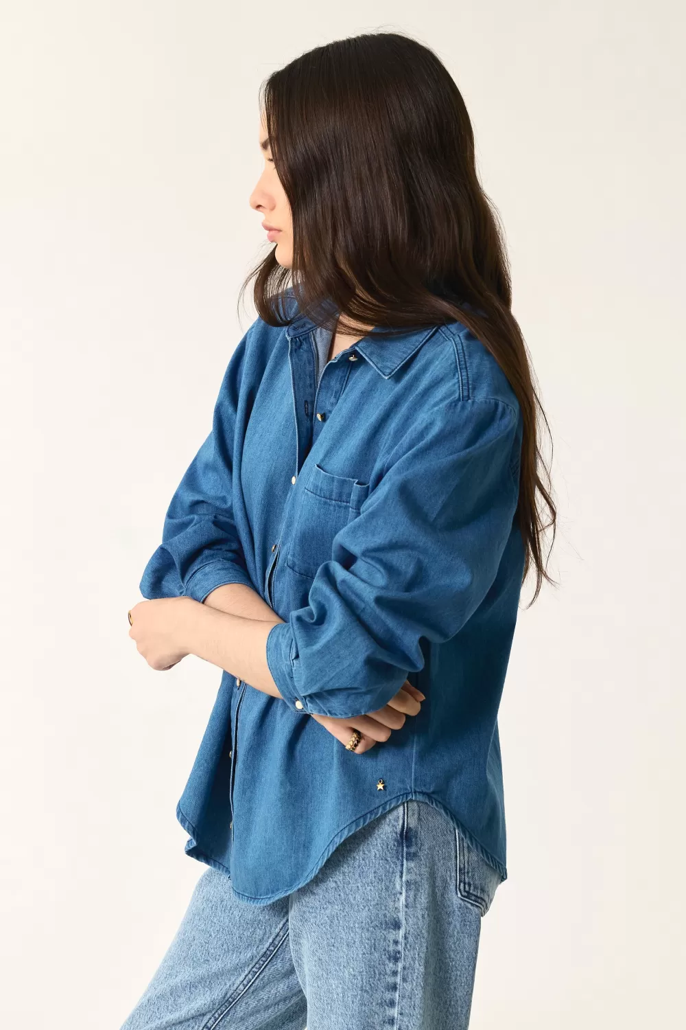 Des Petit Hauts Chemise Loubert | Denim | Blouses, Chemises & Tops