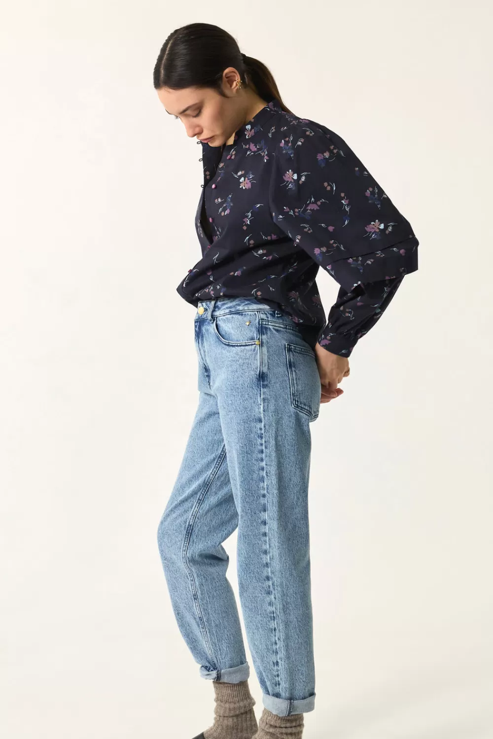 Des Petit Hauts Jean Louisette 1 | Denim | Pantalons & Combinaisons