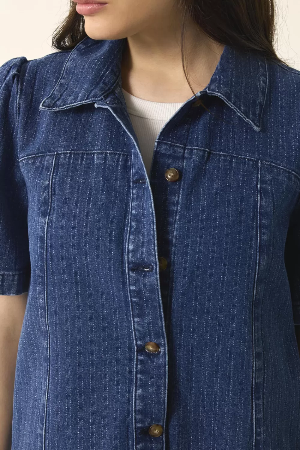 Des Petit Hauts Robe Loumina | Denim | Robes & Jupes