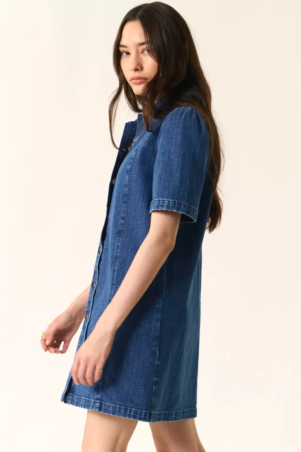 Des Petit Hauts Robe Loumina | Denim | Robes & Jupes