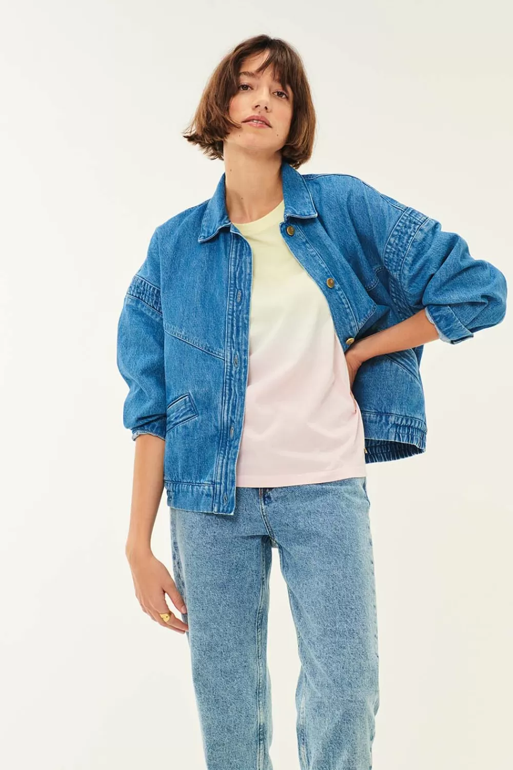 Des Petit Hauts Veste Loubia | Denim | Vestes & Manteaux