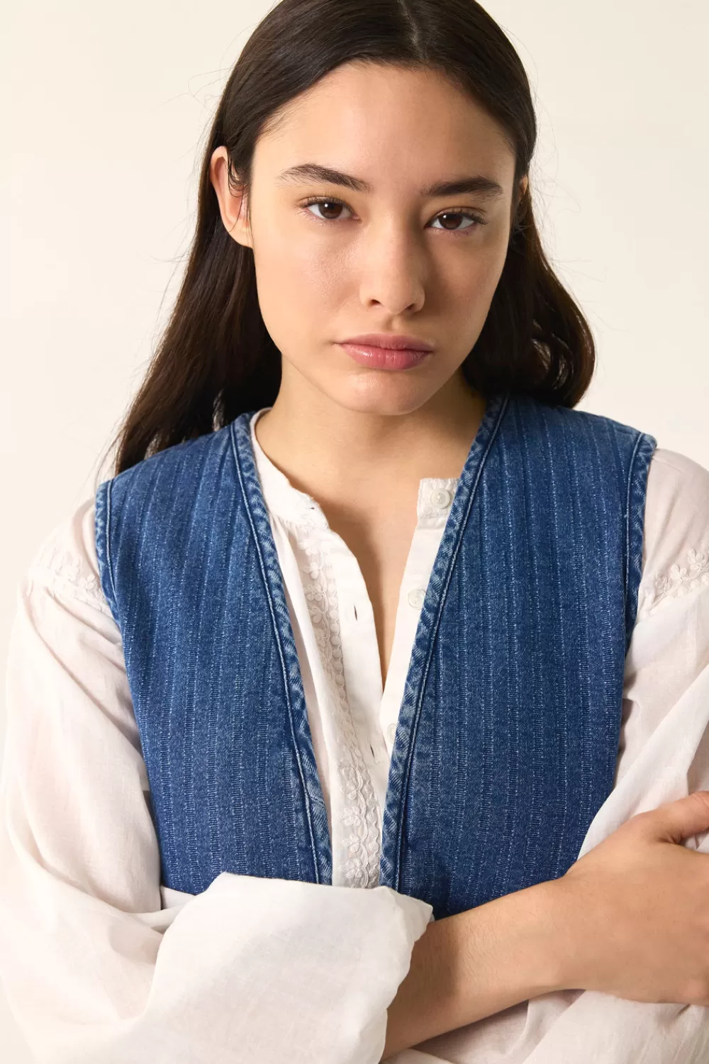Des Petit Hauts Veste Loucy | Denim | Vestes & Manteaux