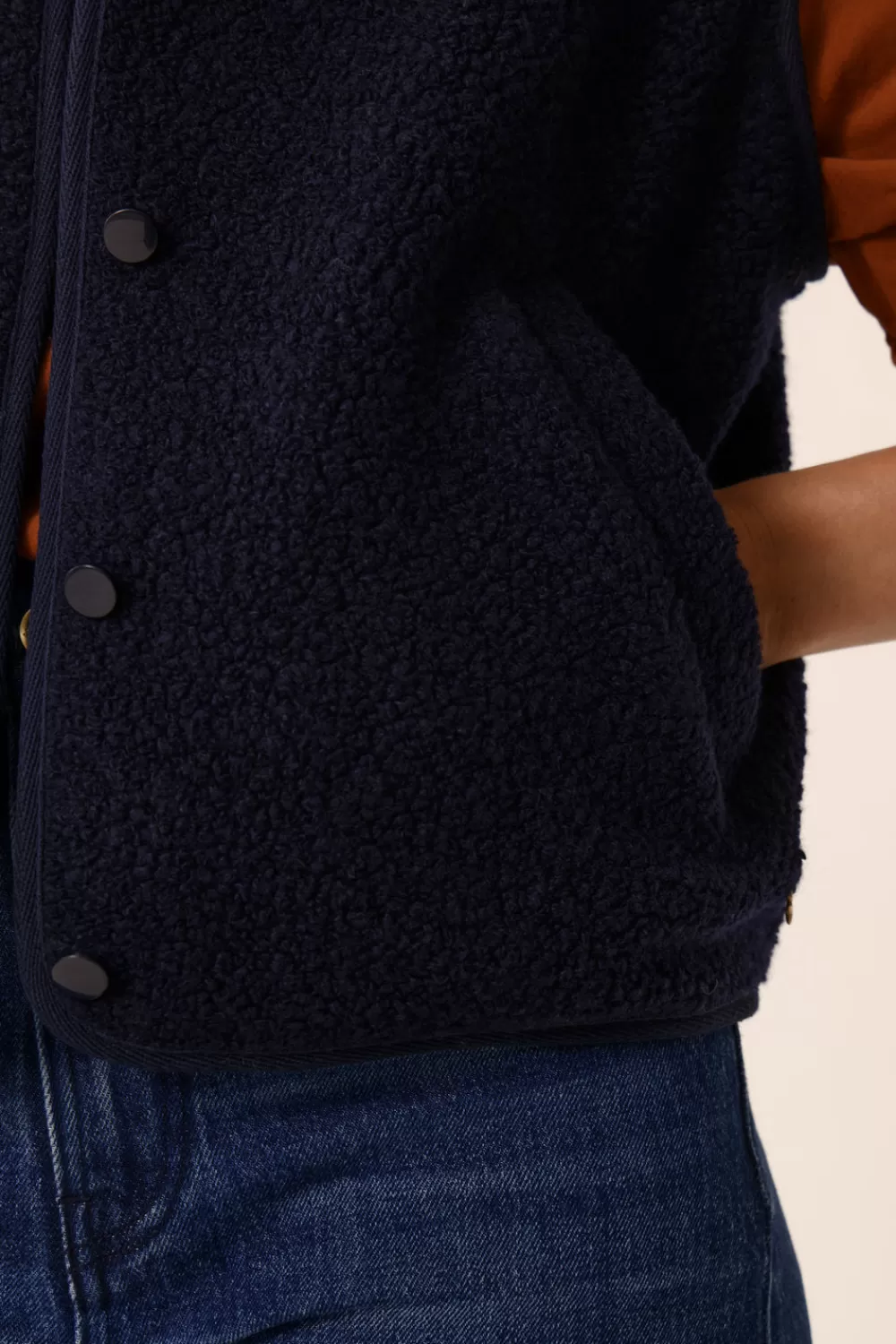 Des Petit Hauts Veste maille sans manches Zlata | Vestes & Manteaux